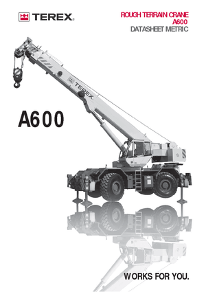 Grues tous-terrains Terex Bendini A 600