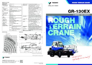 Grues tous-terrains Tadano GR-130EX