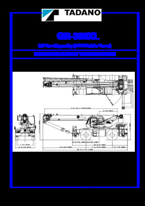Grues tous-terrains Tadano GR-300XL