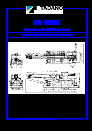 Grues tous-terrains Tadano GR-600XL