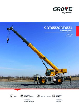 Grues tous-terrains Grove GRT655