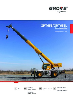 Grues tous-terrains Grove GRT655