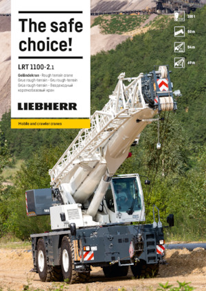 Grues tous-terrains Liebherr LRT 1100-2.1
