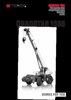 Grues tous-terrains TEREX CRANES Quadstar 1065