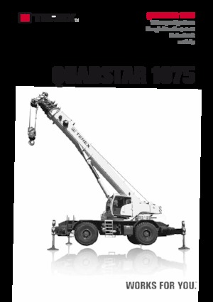 Grues tous-terrains TEREX CRANES Quadstar 1075