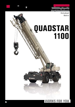 Grues tous-terrains TEREX CRANES Quadstar 1100