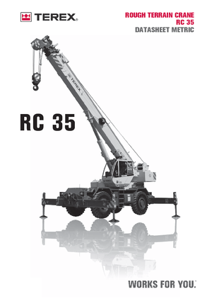 Grues tous-terrains Terex Bendini RC 35  (4x4x4)