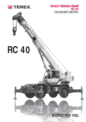 Grues tous-terrains Terex Bendini RC 40 (4x4x4)