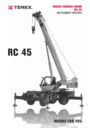 Grues tous-terrains Terex Bendini RC 45 (4x4x4)