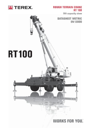 Grues tous-terrains TEREX CRANES RT 100