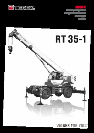 Grues tous-terrains TEREX CRANES RT 35-1