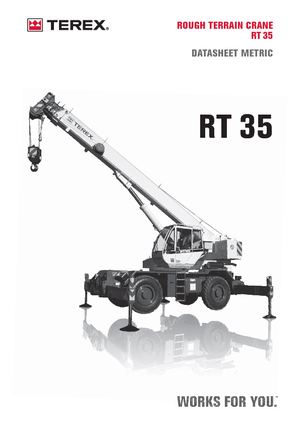 Grues tous-terrains Terex Bendini RT 35
