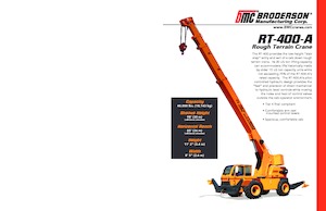 Grues tous-terrains Broderson RT-400