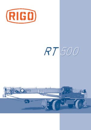 Grues tous-terrains RIGO RT 500