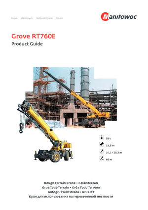 Grues tous-terrains Grove RT 760 E