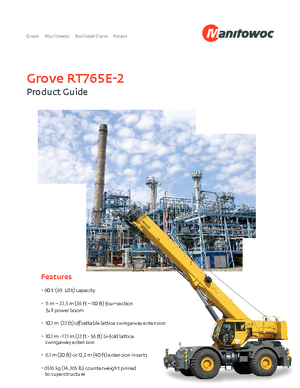 Grues tous-terrains Grove RT765E-2