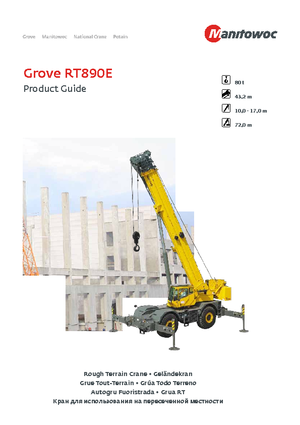 Grues tous-terrains Grove RT 890 E (4x4x4)