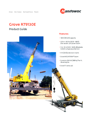 Grues tous-terrains Grove RT 9130 E (4x4x4)