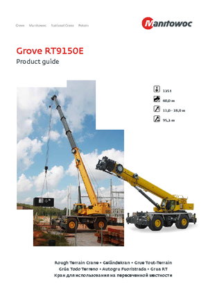 Grues tous-terrains Grove RT9150E