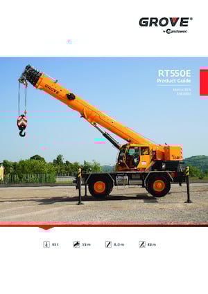 Grues tous-terrains Grove RT550E