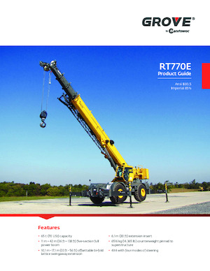 Grues tous-terrains Grove RT770E