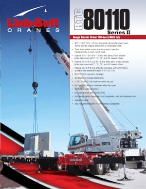 Grues tous-terrains Link-Belt RTC-80110 Series II