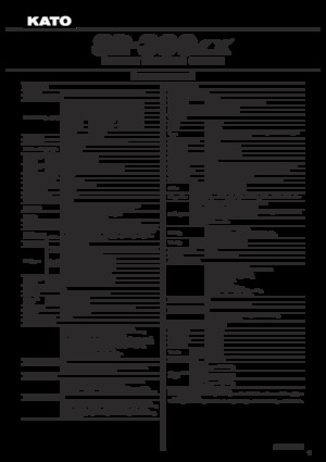 Grues tous-terrains Kato SR-300 LX