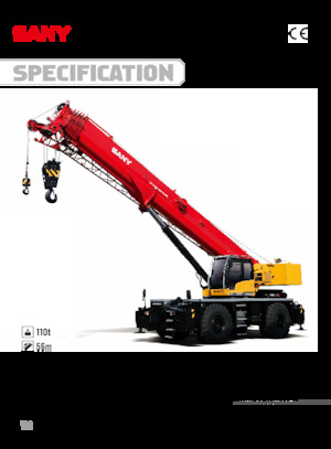 Grues tous-terrains Sany SRC1100T