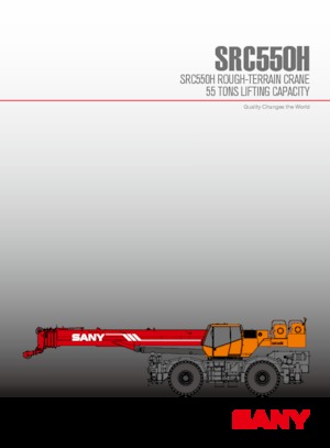 Grues tous-terrains Sany SRC550H
