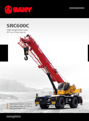 Grues tous-terrains Sany SRC600C