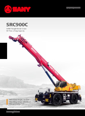 Grues tous-terrains Sany SRC900C