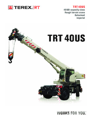 Grues tous-terrains TEREX CRANES TRT 40US