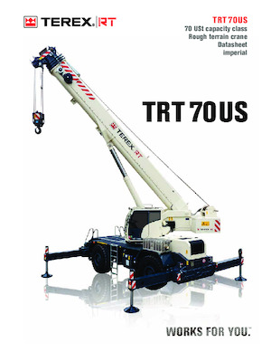 Grues tous-terrains TEREX CRANES TRT 70US