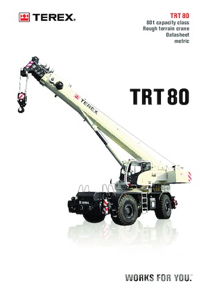 Grues tous-terrains TEREX CRANES TRT 80