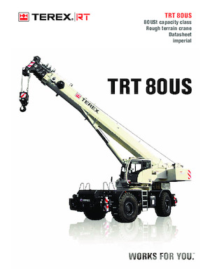 Grues tous-terrains TEREX CRANES TRT 80US