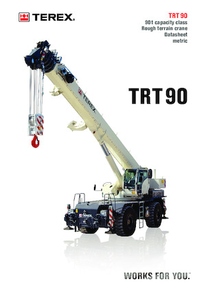 Grues tous-terrains TEREX CRANES TRT 90