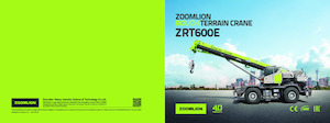 Grues tous-terrains Zoomlion ZRT600E