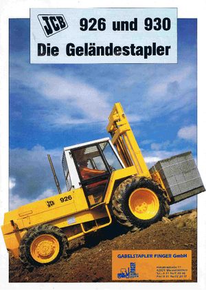 Chariots élévateurs tout terrain JCB 926-2