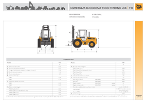 Chariots élévateurs tout terrain JCB 940-4