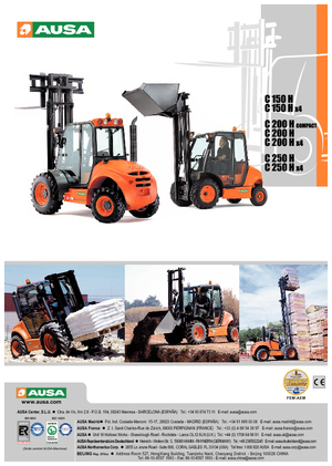 Chariots élévateurs tout terrain Ausa C 250 H x 4