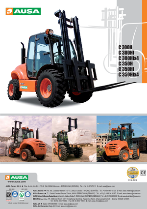 Chariots élévateurs tout terrain Ausa C 300 H x 4