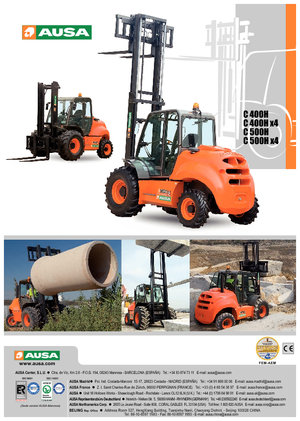 Chariots élévateurs tout terrain Ausa C 500 H