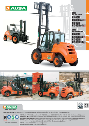 Chariots élévateurs tout terrain Ausa C 500 H