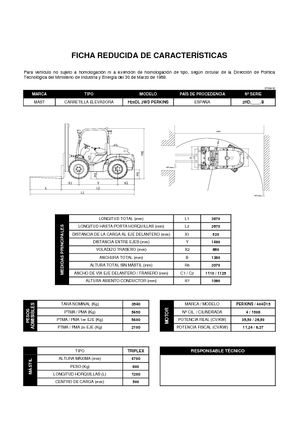 Chariots élévateurs tout terrain Mast Explorer H 20 DL