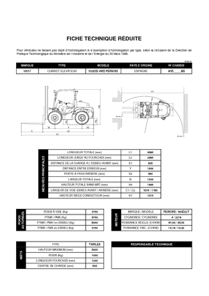 Chariots élévateurs tout terrain Mast Explorer H 20 DL