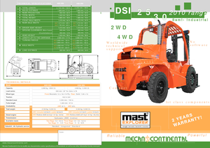 Chariots élévateurs tout terrain Mast Explorer H 30 DA