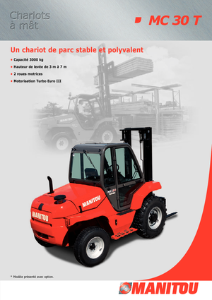 Chariots élévateurs tout terrain Manitou MC 30