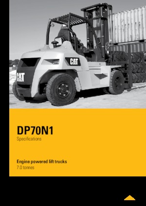 Chariots élevateurs frontaux diesel Caterpillar DP70N1