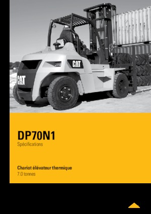 Chariots élevateurs frontaux diesel Caterpillar DP70N1