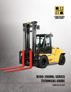 Chariots élevateurs frontaux diesel Hyster H190HD2